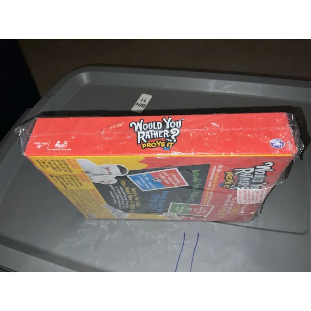 Would You Rather? Prove It Game By Spin Master Ages 8+ New Sealed 3-6 Players